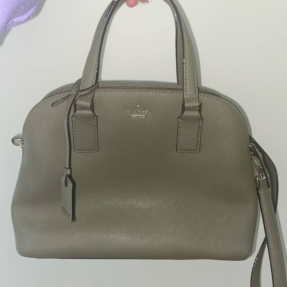 Olive Green Kate Spade Purse, barely used